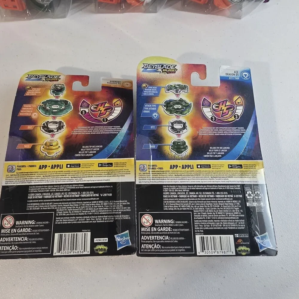 Hasbro Beyblade Burst Rise Hyper Sphere 5x Starter Pack NEW Ace Wizard Harmony